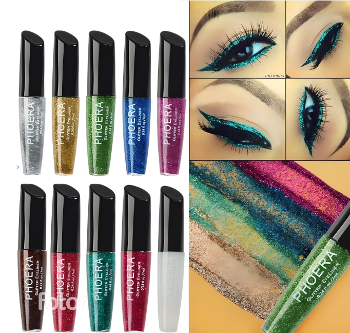 Phoera Glitter Glam Liquid Eyeliner